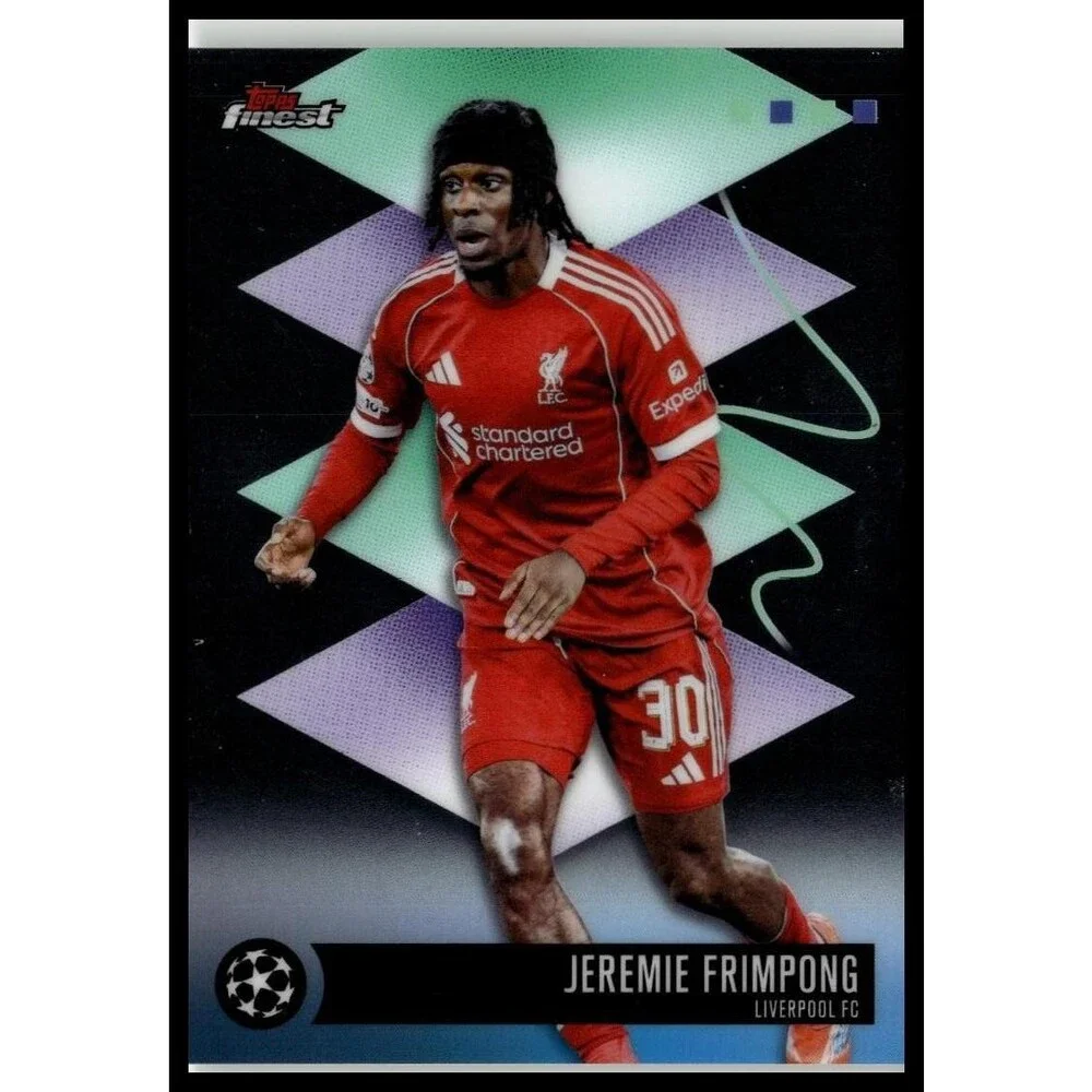 2026 Topps Finest Jeremie Frimpong #566 Liverpool Rare